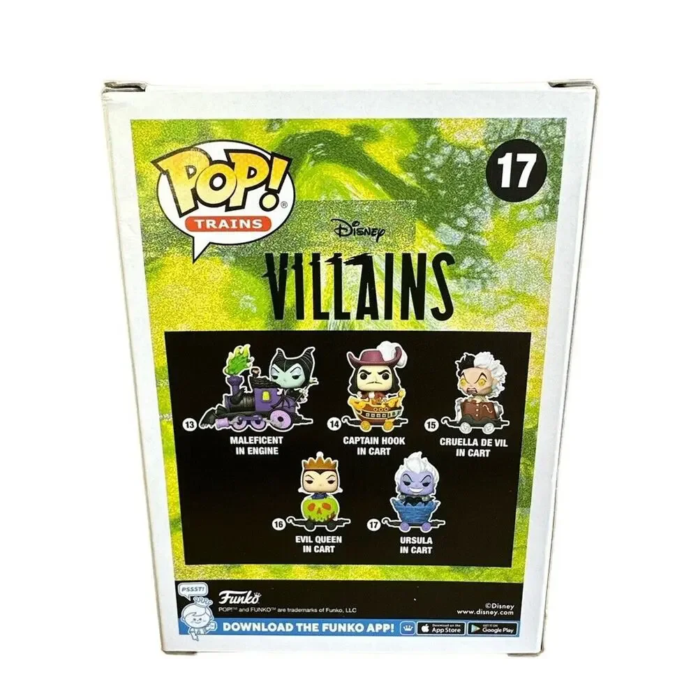 Ursula In Cart Disney Villians 2022‎ Vinyl Figure Funko Pop Trains Exclusive #17